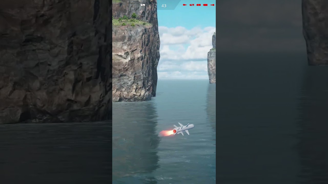 3M-54 Kalibr STRIKE ⚡ | Most Dangerous Missile in Modern Warships! #shorts