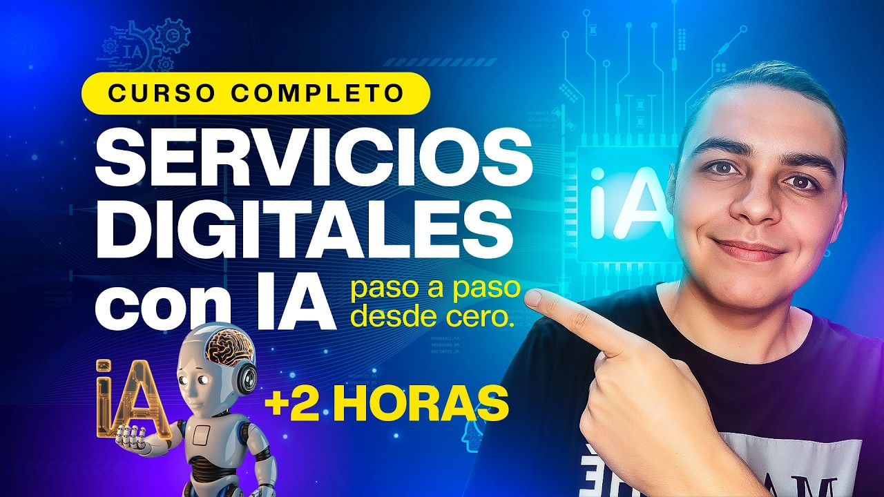 Curso Gratis: Aprende 6 Servicios Digitales Usando IA para Ganar Dinero desde Casa