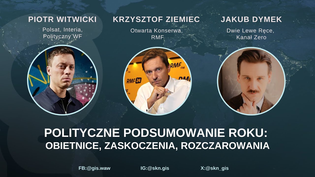 Polityczne Podsumowanie Roku 2025 (Jakub Dymek, Piotr Witwicki, Krzysztof Ziemiec)