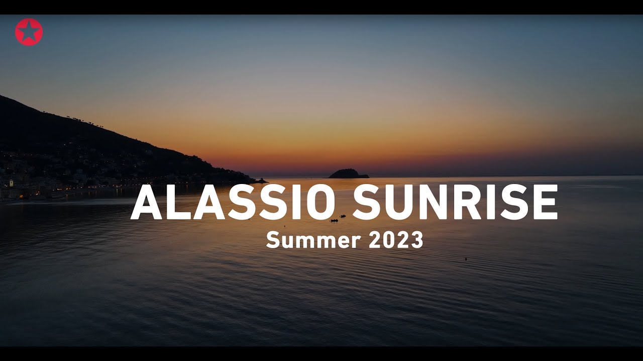 Buongiorno Alassio - Sunrise at Alassio Savona Italy 2023