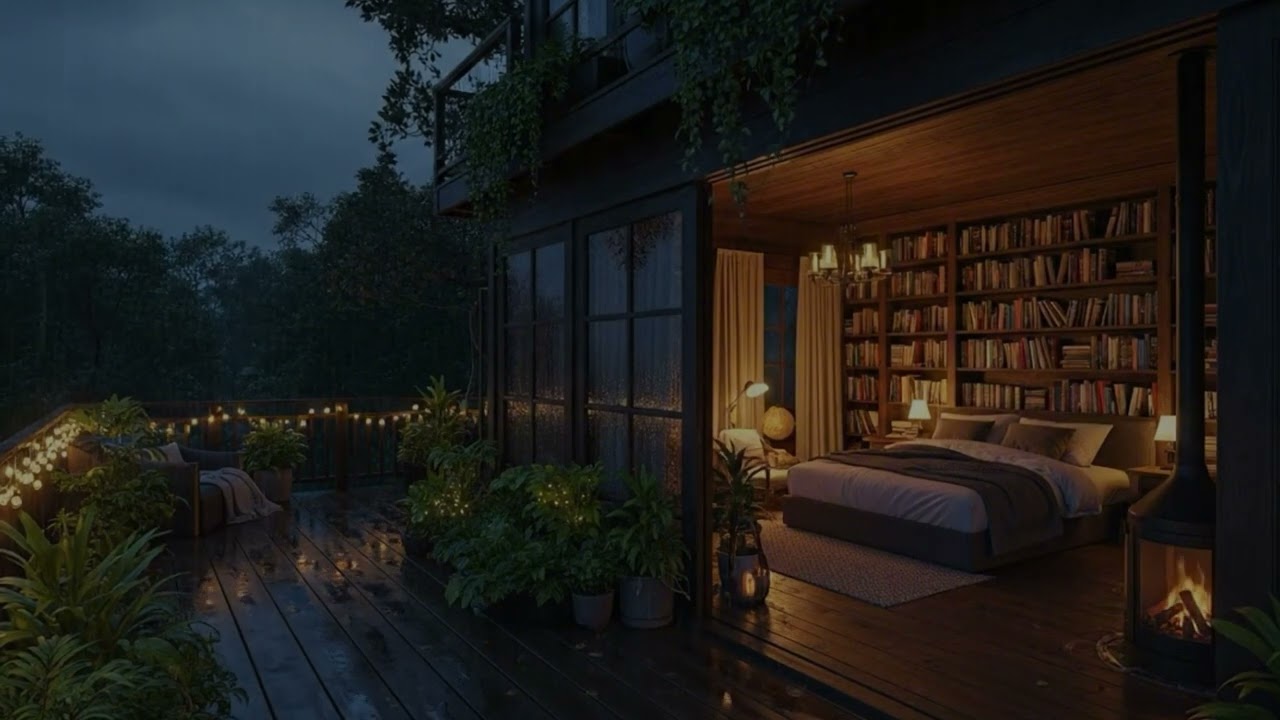 Soft Rain Sounds for Restful Sleep | Night Relaxation & Deep Focus
