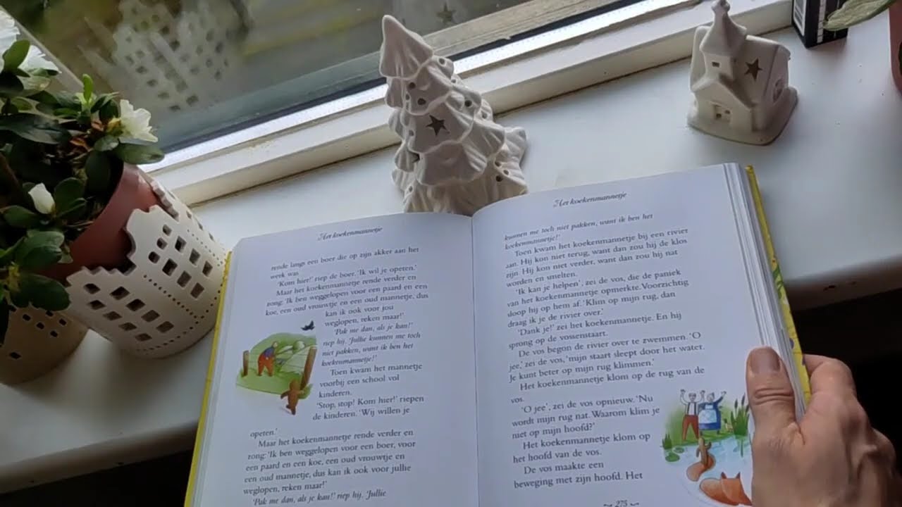 Читаем голландский вариант нашей сказки Колобок. Het koekmannetje