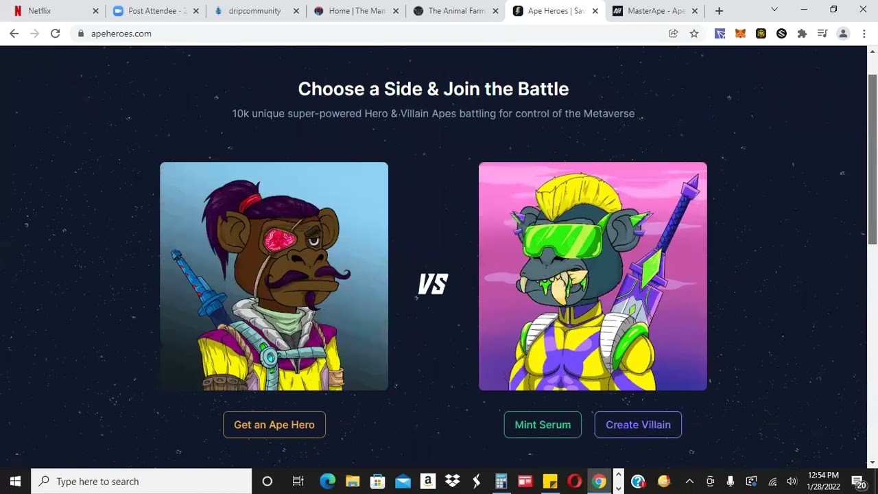 Animal Farm Preview + Ape Heroes NFT Staking