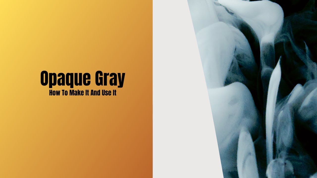 All About Opaque Gray Tattoo Pigment