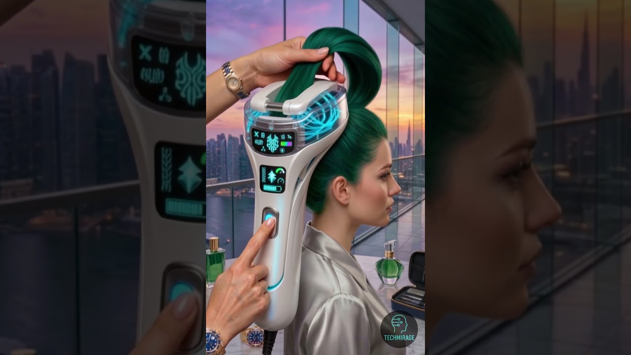This Braiding Machine is Actually Insane 😮 #futuristic #hairtech #shorts
