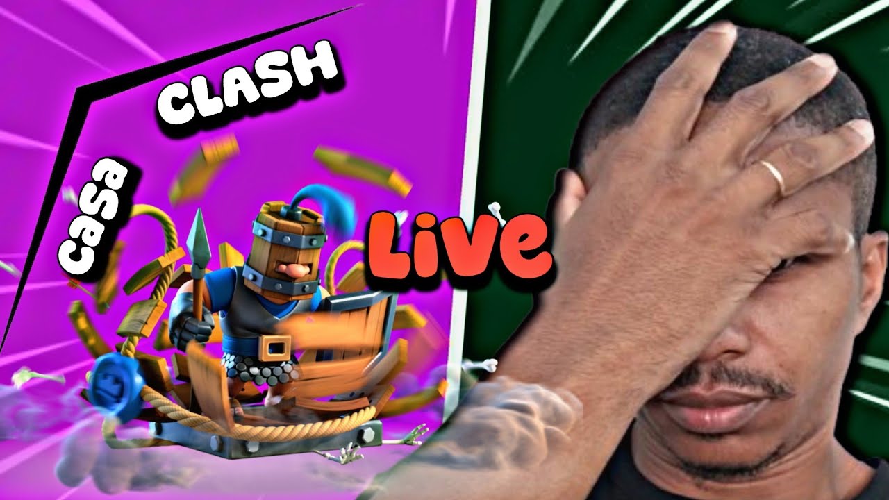 CLASH ROYALE AO VIVO! PUSH TA MUDANDO VIDAS