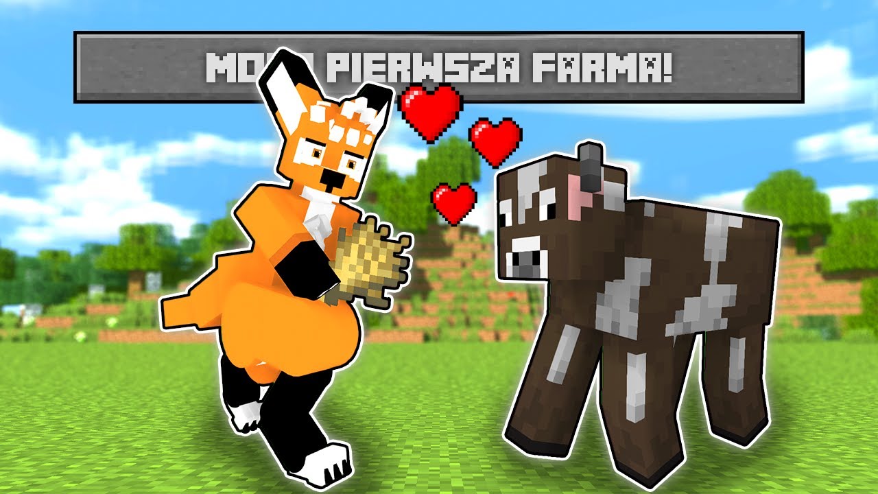 MOJA PIERWSZA FARMA! | MINECRAFT PRZYGODA #7