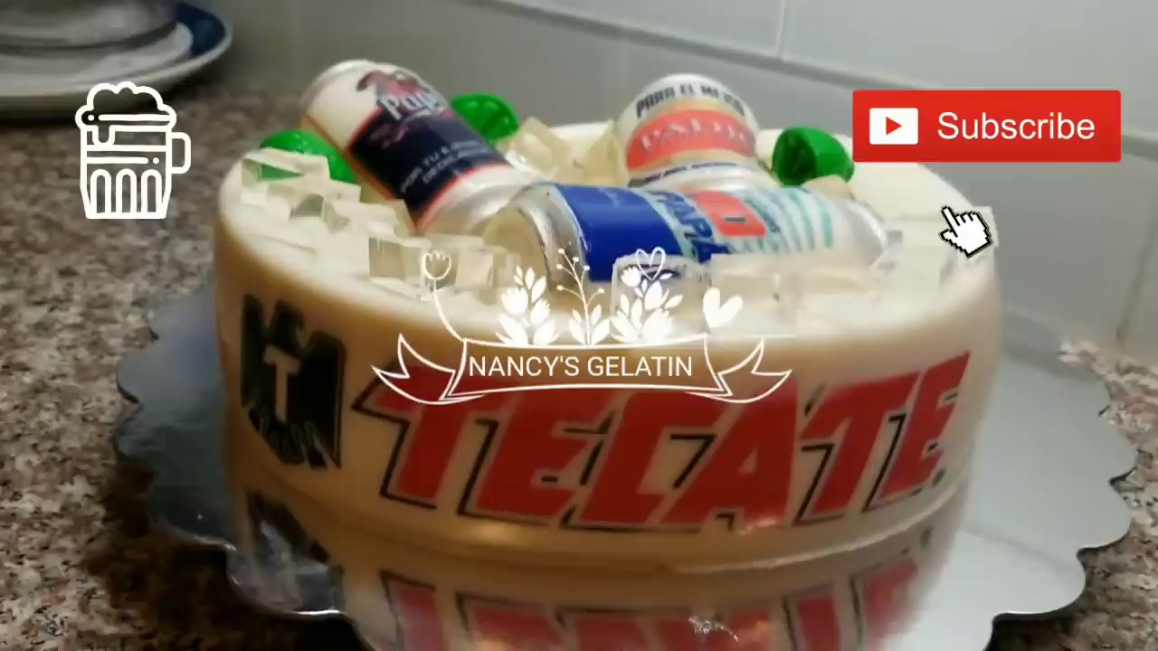 GELATINA ESTILO HIELERA PARA PAPÁ👨👨/DIA DEL PADRE👨👨🍻🍺🍻🍺🍻🍺