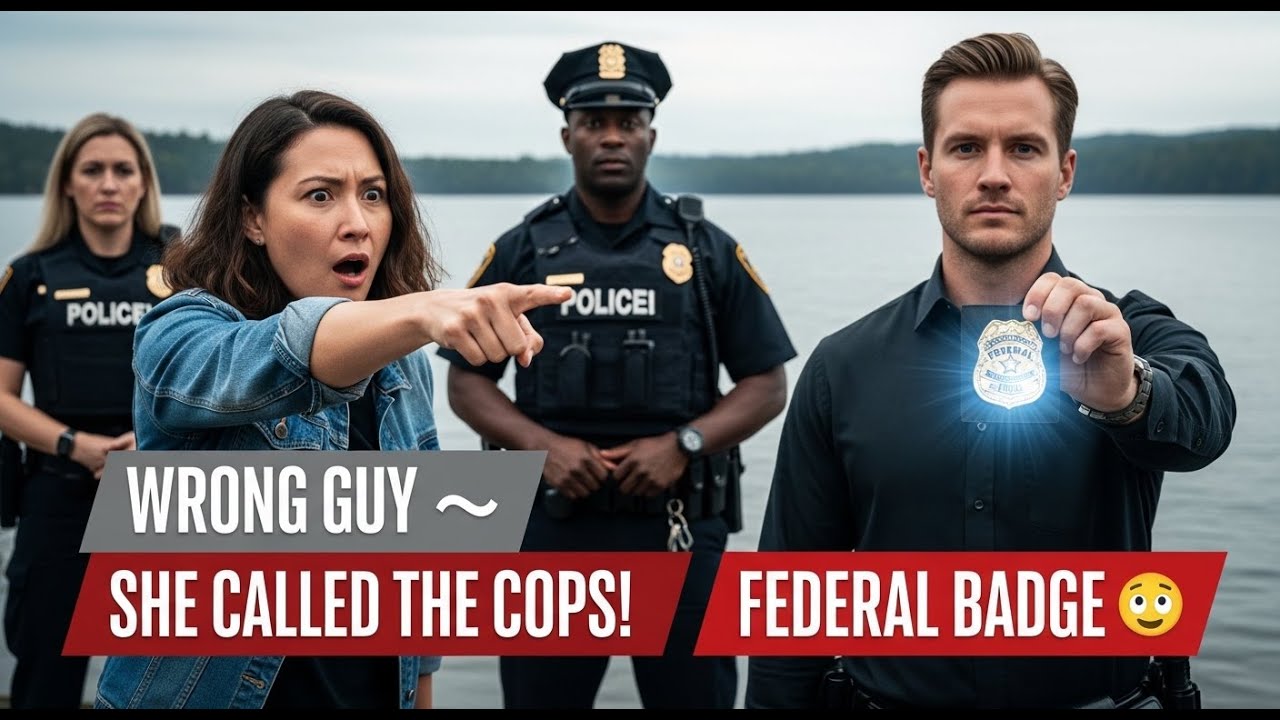 HOA Karen Called the Cops When I Refused Her Lake HOA — Went Pale the Second My Federal Badge