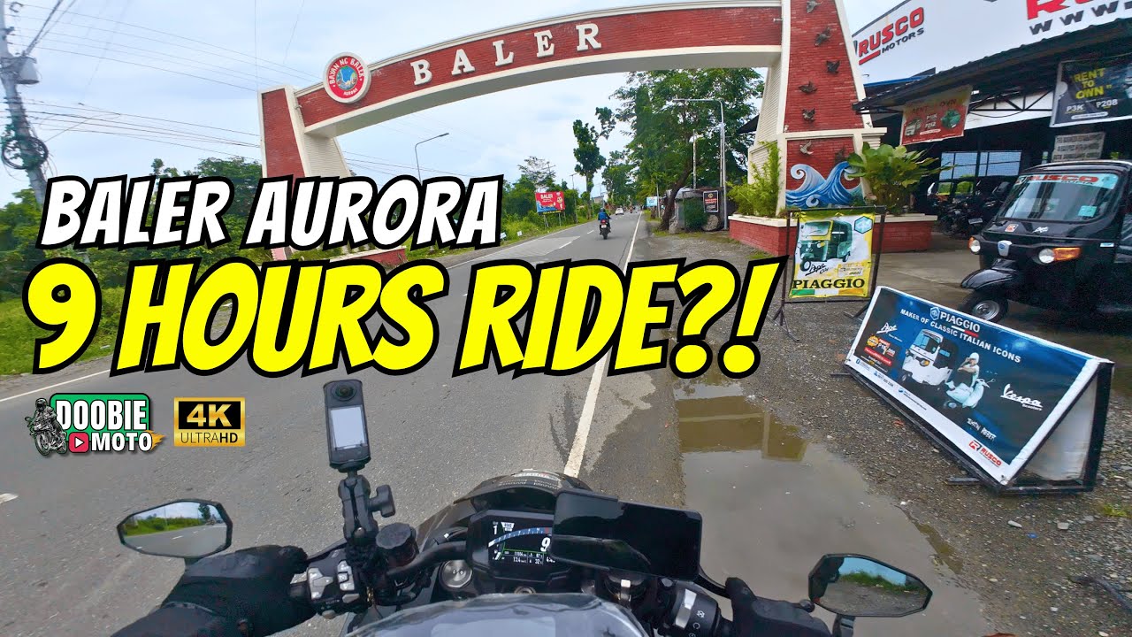 9 HOURS MOTORCYCLE RIDE TO BALER AURORA | Kawasaki Zh2