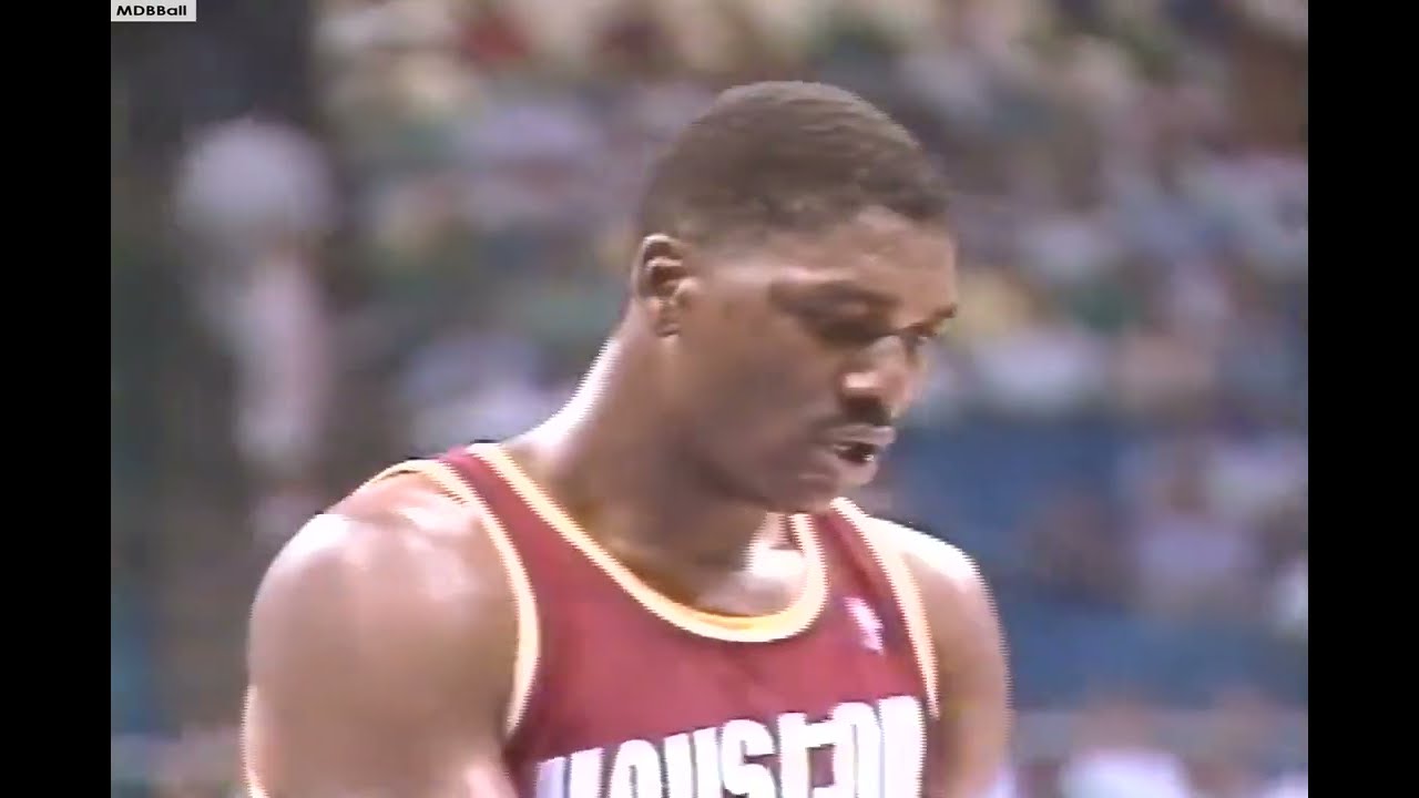 Hakeem Olajuwon 1988 NBA Playoffs R1 Series Highlights (37.5p/16.8r/2.8b/2.3s/1.8a 57% FG 88% FT)