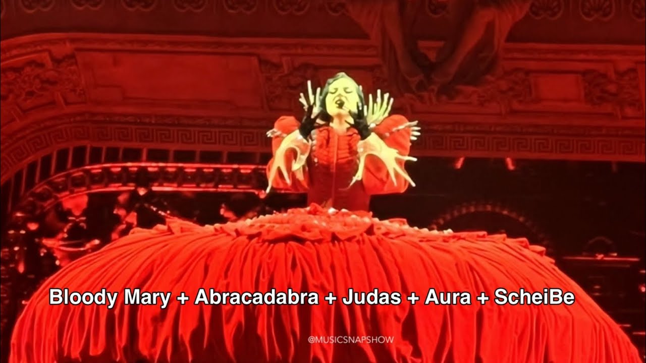 [4K]Lady Gaga - Bloody Mary+Abracadabra+Judas+Aura+ScheiBe | Los Angeles 20250729 | The Mayhem Ball