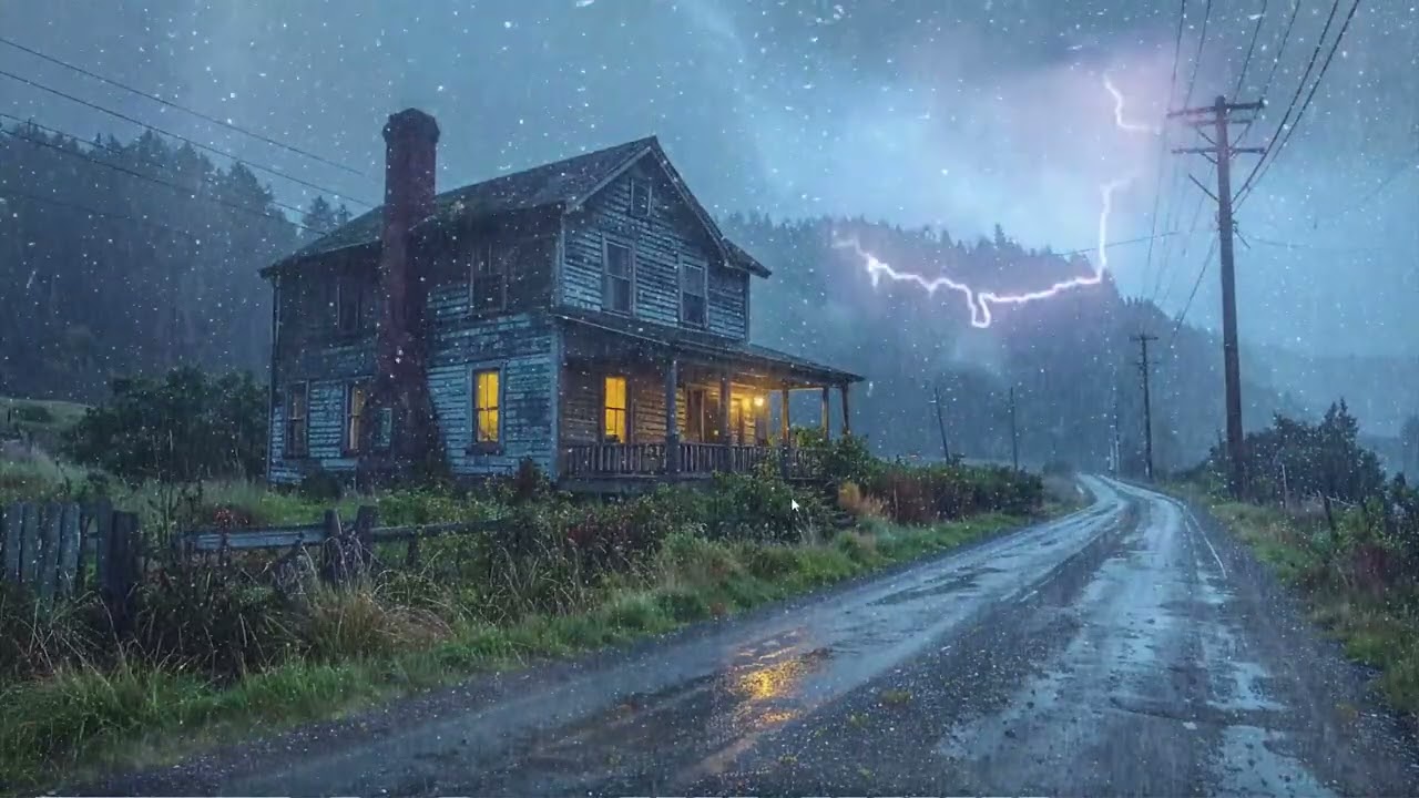 Sonido de lluvia y truenos para dormir | Ideal para insomnio y estrés