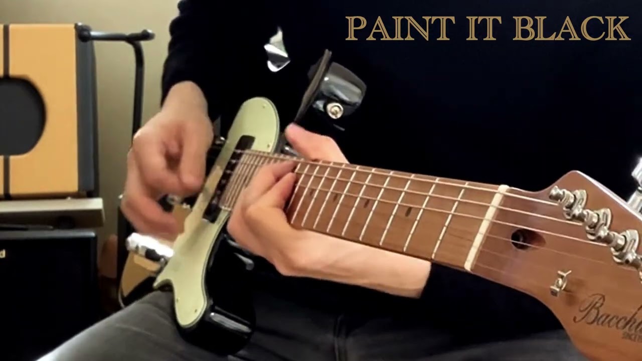 Must! “PAINT IT BLACK” is Jazz!Love THE ROLLING STONES! SUPRO DELTA KING 10, BACCHUS TELECASTER 