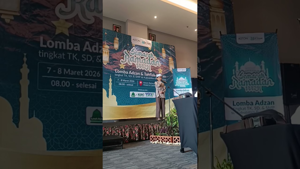 LOMBA ADZAN BABAK PENYISIHAN NUR BADIUZ ZAMAN #astonhotel 