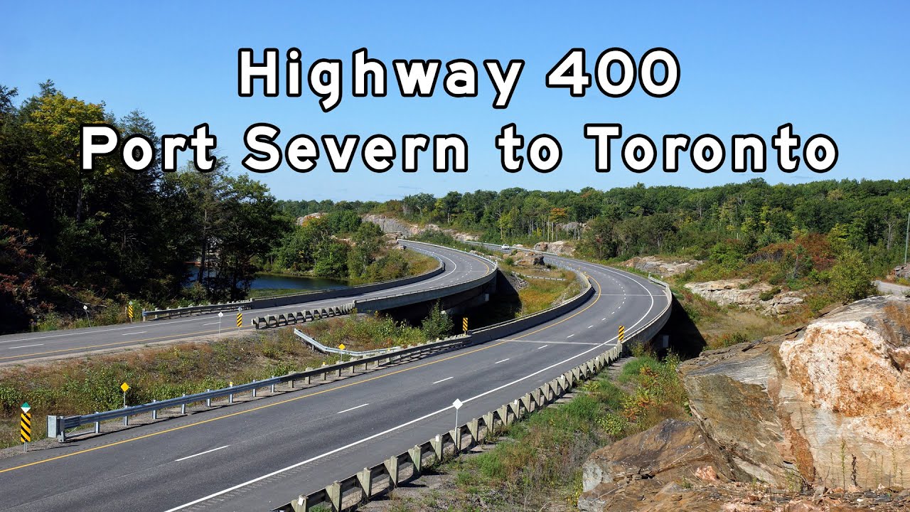 Ontario Highway 400 South - Port Severn to Toronto - 2019/07/19