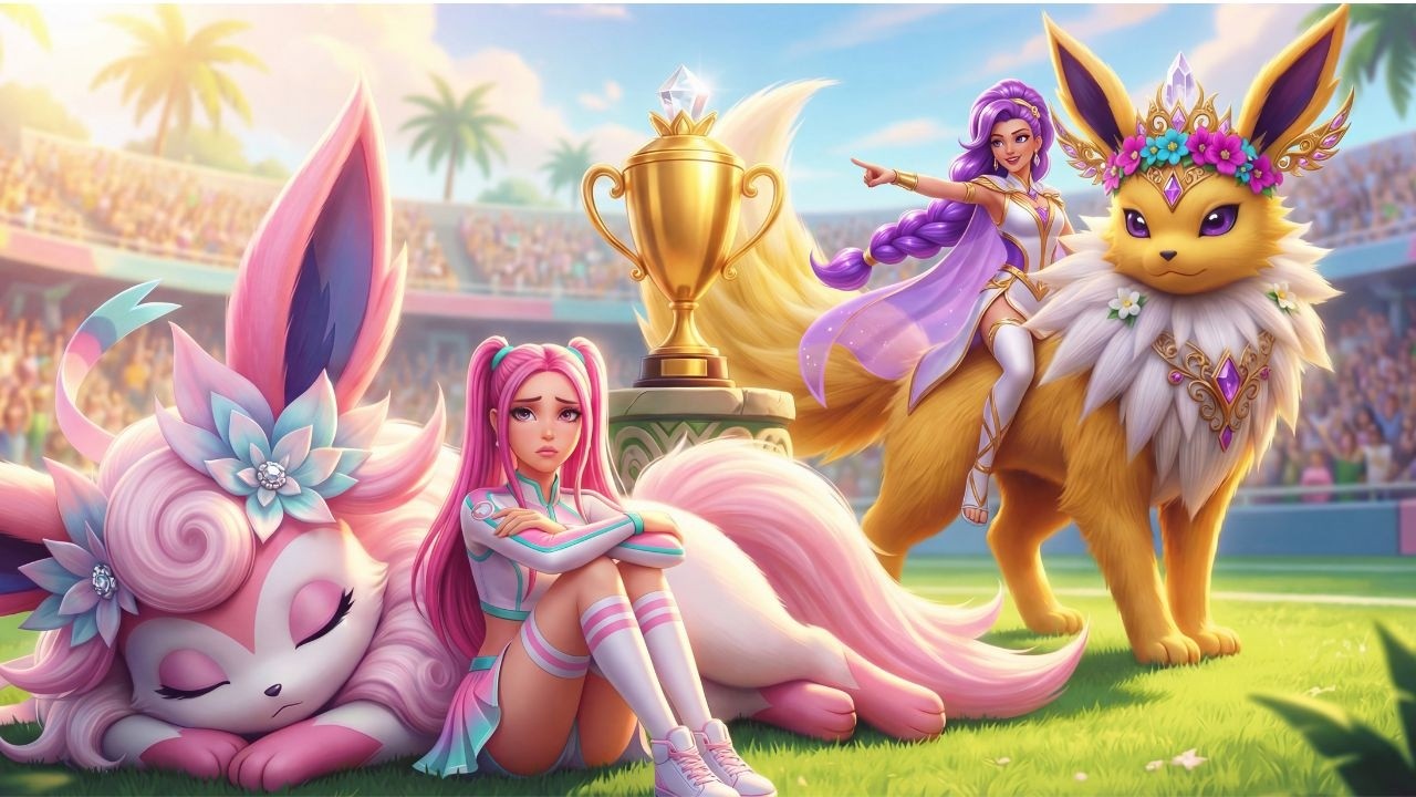 Golden Squad VS Team Pink: Rumi & Voltali Racing for Victory! | K‑Pop Demon Hunters