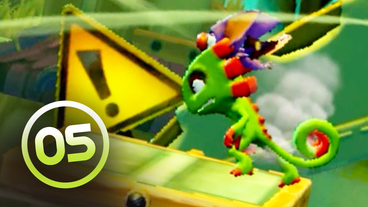 Yooka-Laylee and the Impossible Lair 100% Walkthrough Part 5 - Windmill Way & Production Path