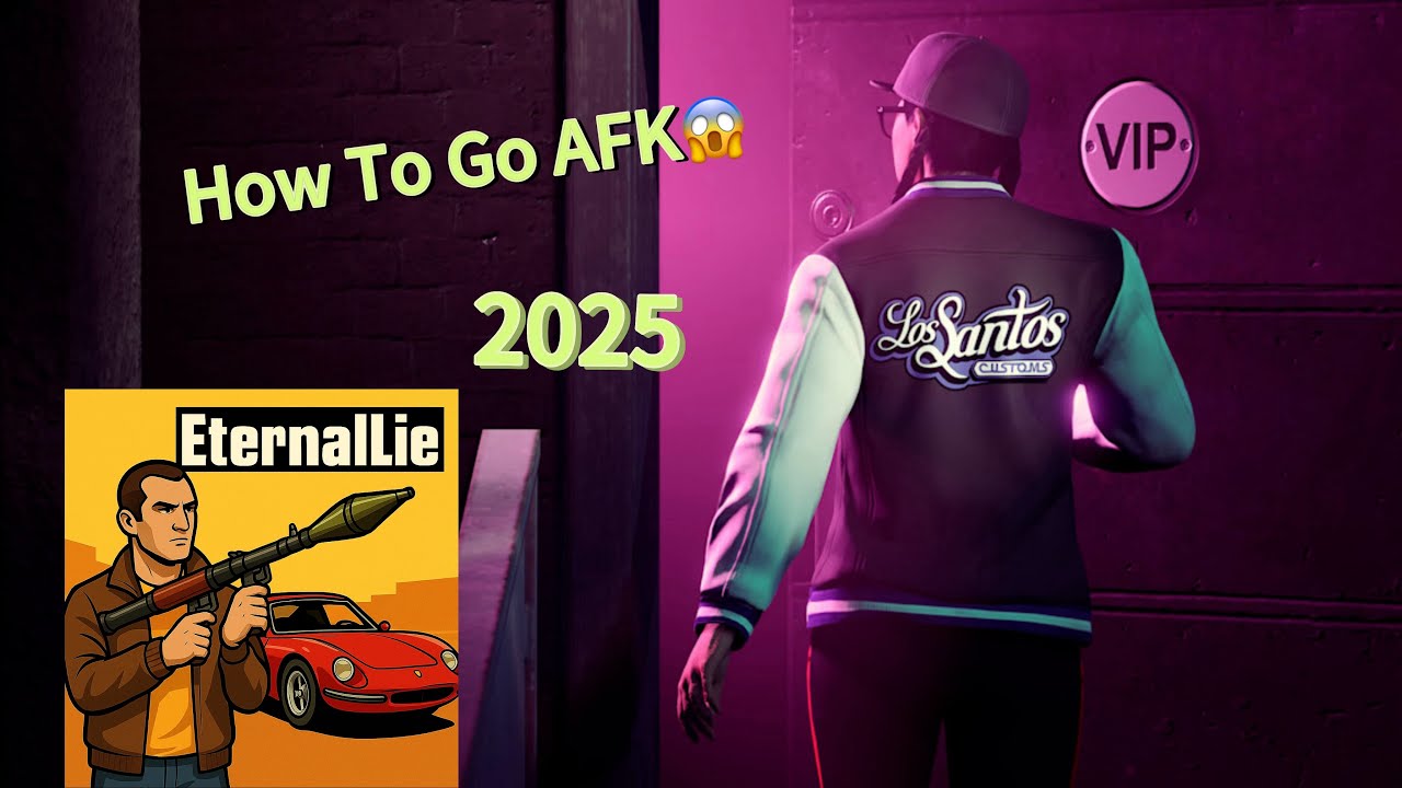 HOW TO GO AFK IN 2025!!(GTA 5 ONLINE)