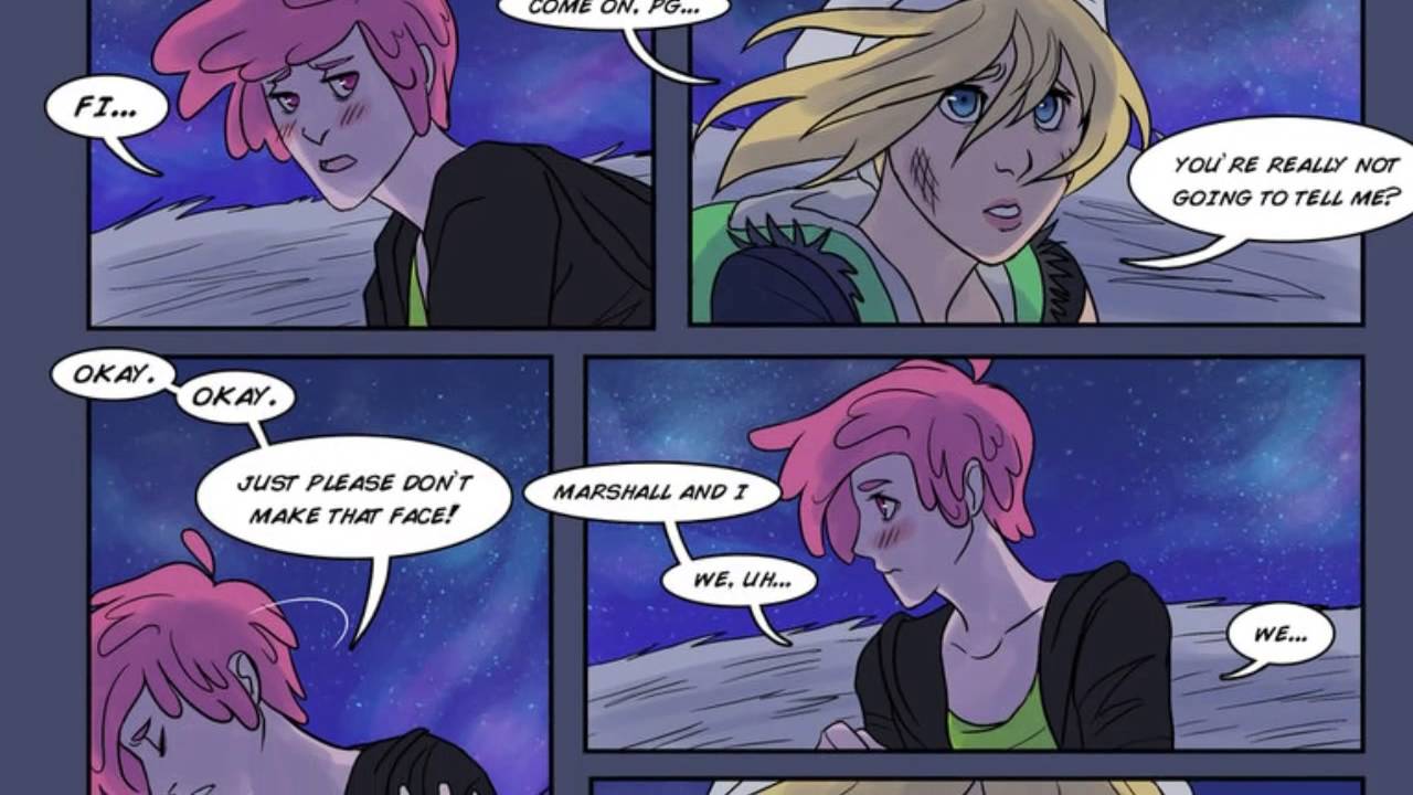 Marshal Lee and Prince Gumball comic 2/3