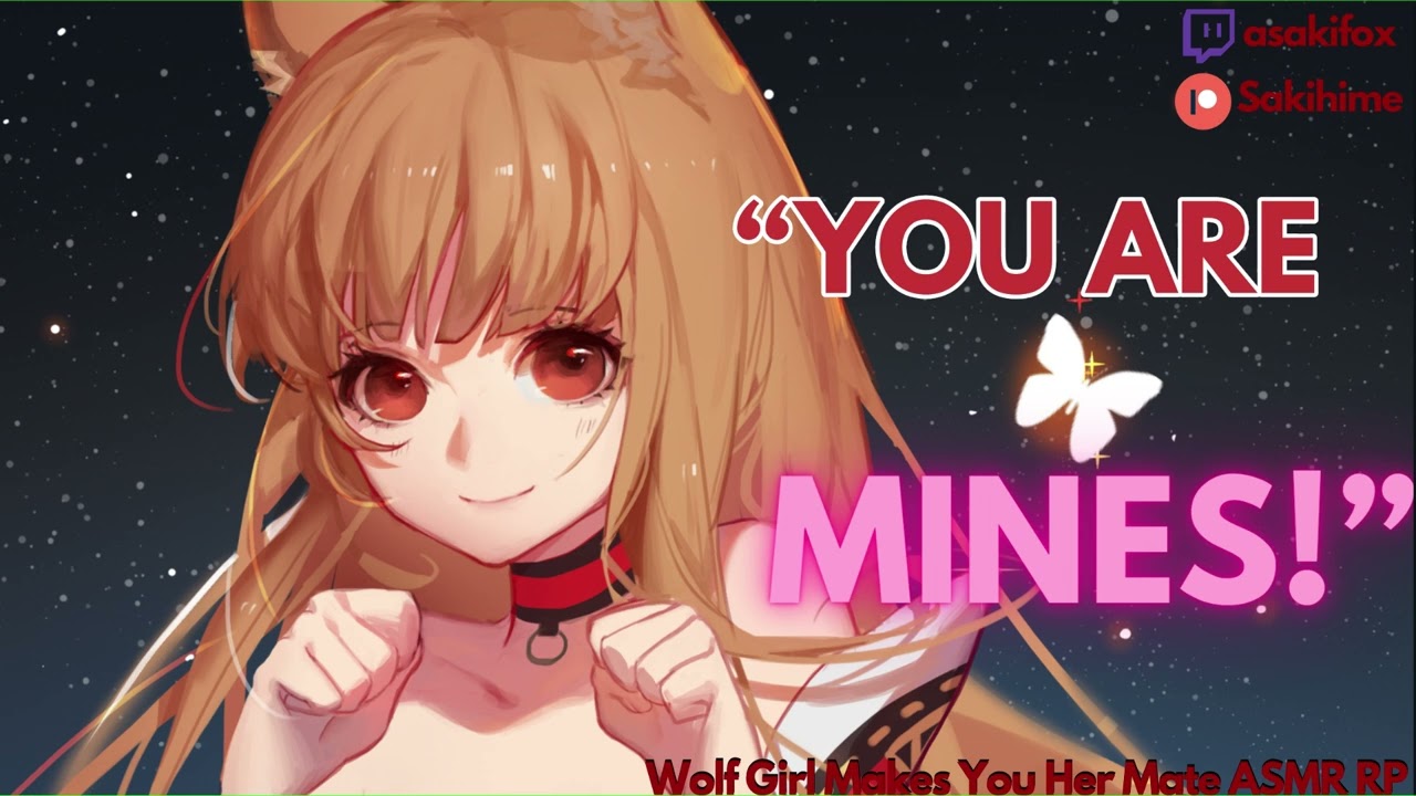 [F4M] Wolf girl makes you her mate [Wolf Girl Speaker] [Kisses] [Teasing] [Fluffy triggers] [Fdom]