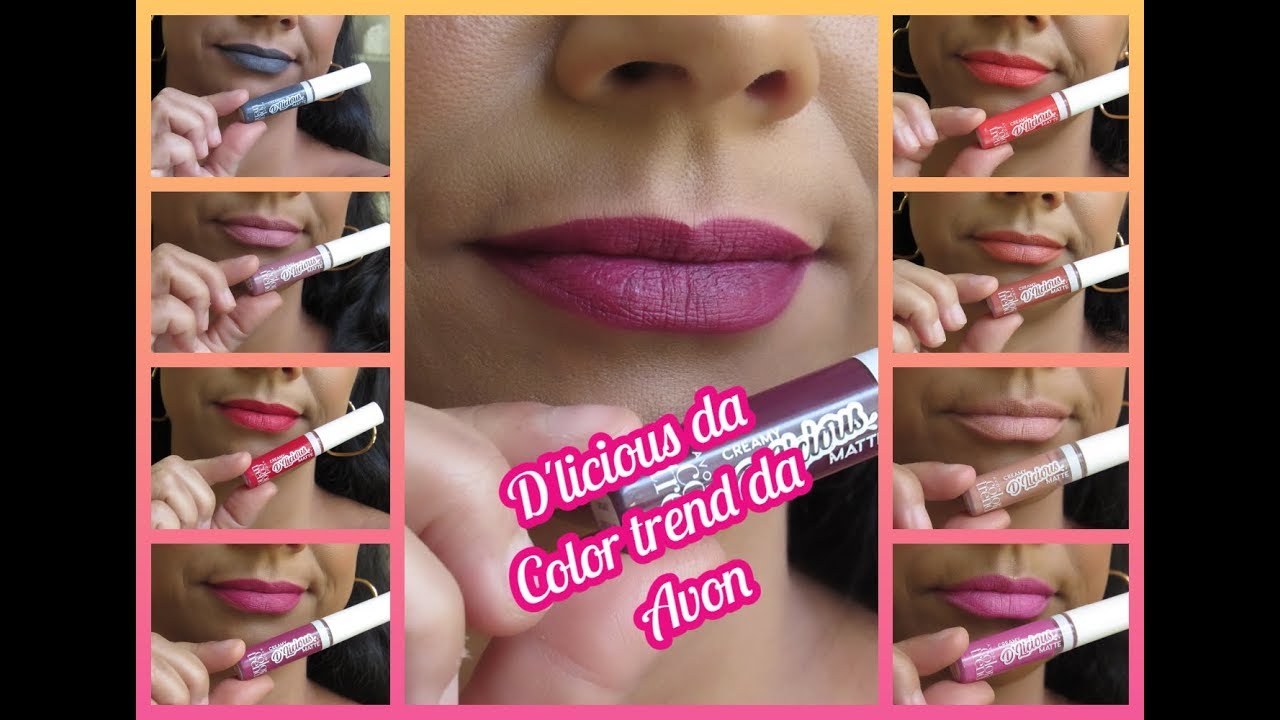 D'Licious Matte Batom Liquido da Avon Color Trend / Tatiane Sales