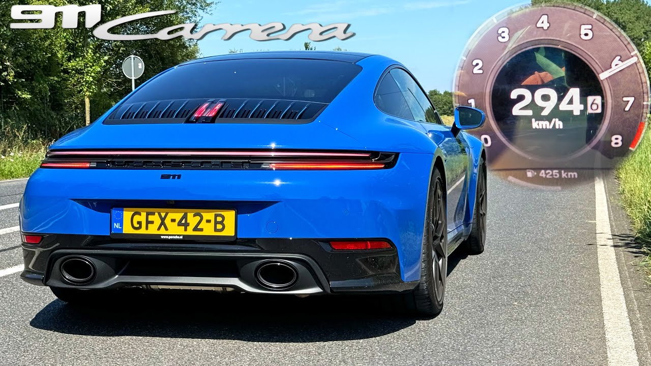 2025 Porsche 992.2 CARRERA // 0-100 100-200 TOP SPEED POV & SOUND