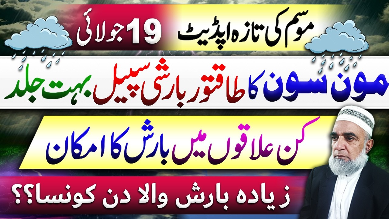 Monsoon Spell Weather Forecast in Pakistan | Rain Alert | Crop Reformer