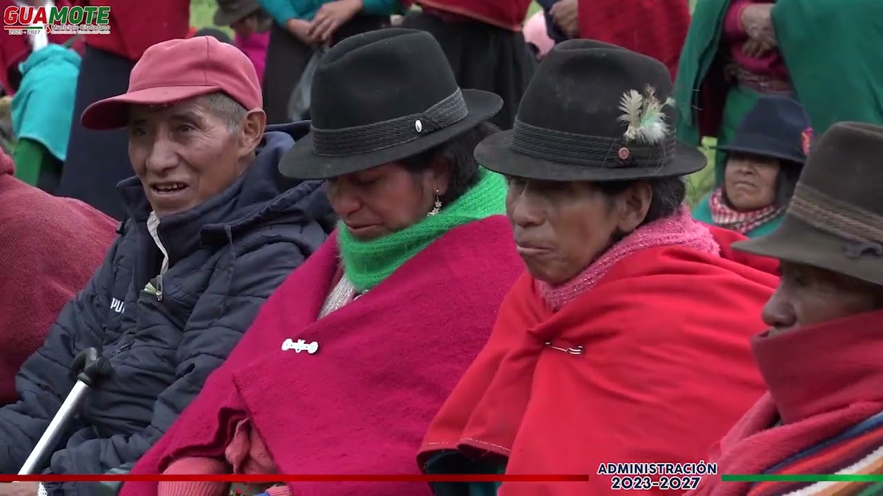 Entrega de 67 Bovinos en la primera fase a los habitantes de la comunidad Atapo Quilloturo.