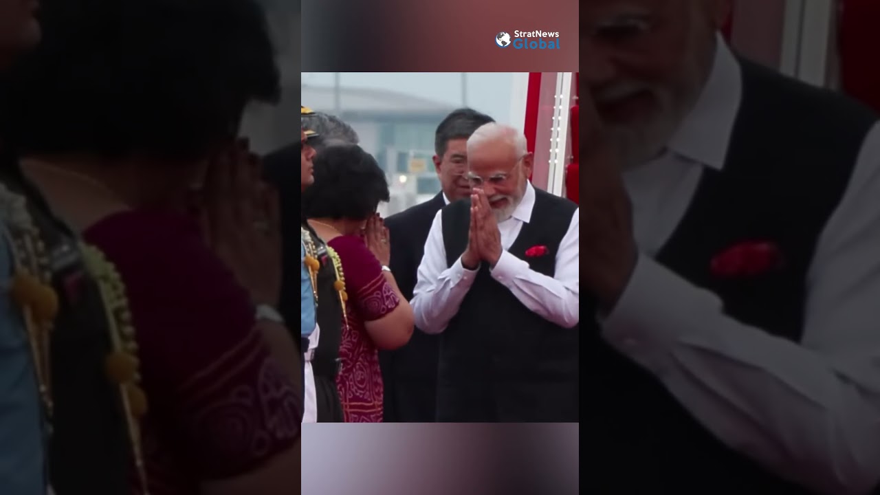 PM Narendra Modi arrives in Tianjin, China for the SCO Summit | #shorts #modi #china #scosummit2025