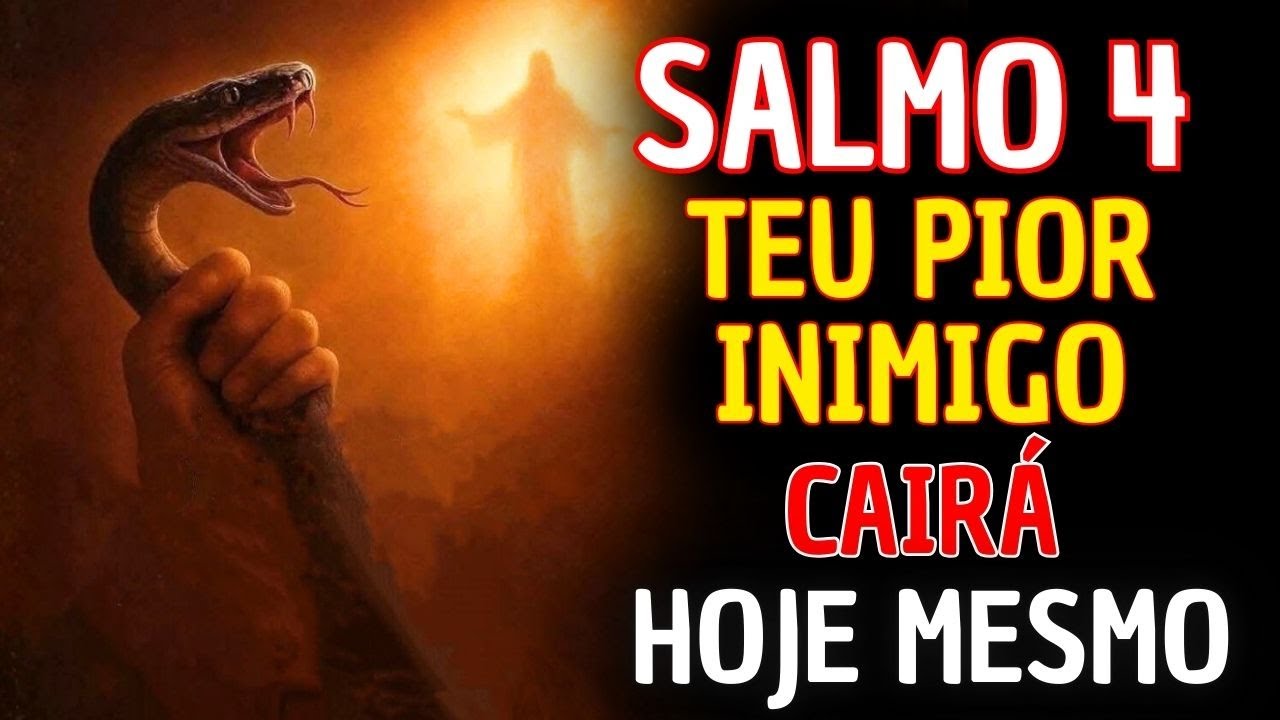 SALMO 4: Oração Fortíssima para DERROTAR Inimigos, Inveja, Feitiços e FECHAR O CORPO do mal.