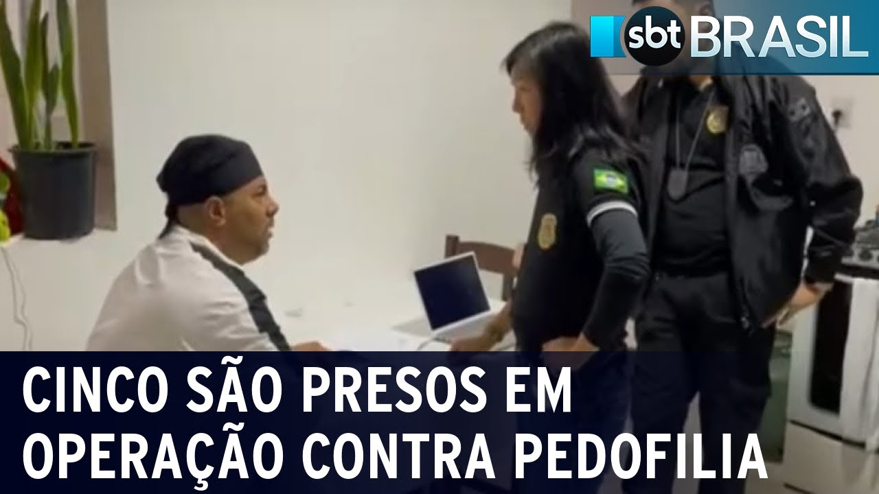 Cinco pessoas são presas em operação contra pedofilia | SBT Brasil (13/10/22)