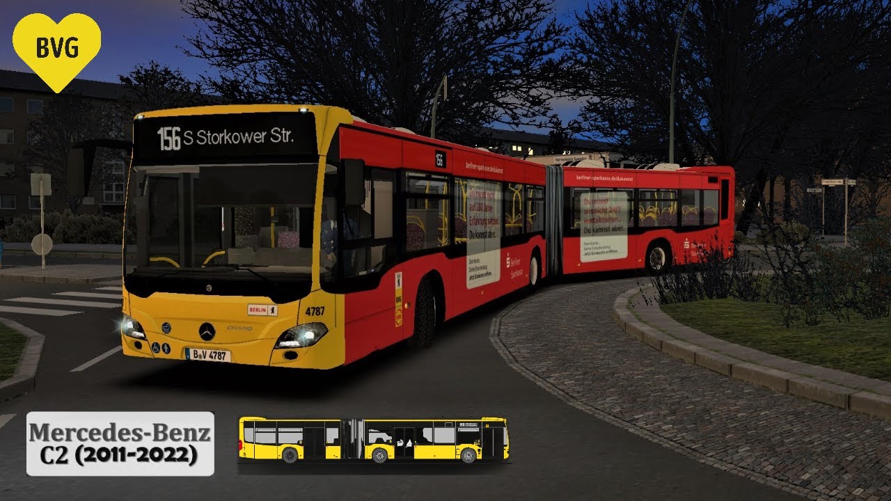 OMSI 2: In der Dämmerung auf der 156 mit dem C2G #071 | PxlKiing