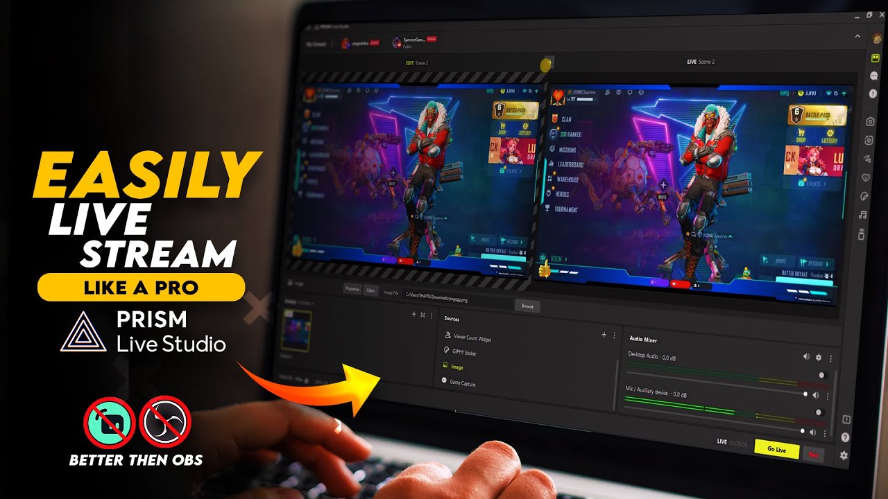 Как транслировать игры в прямом эфире с помощью PRISM Live Studio для ПК | Лучше, чем OBS
