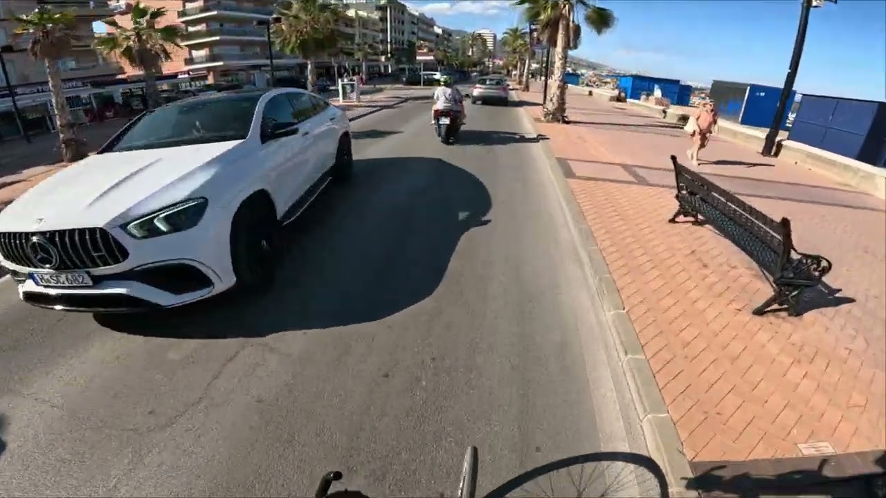 Finnish Bicyclist's First GoPro Adventure After Six Years of Bicycling in Costa del Sol