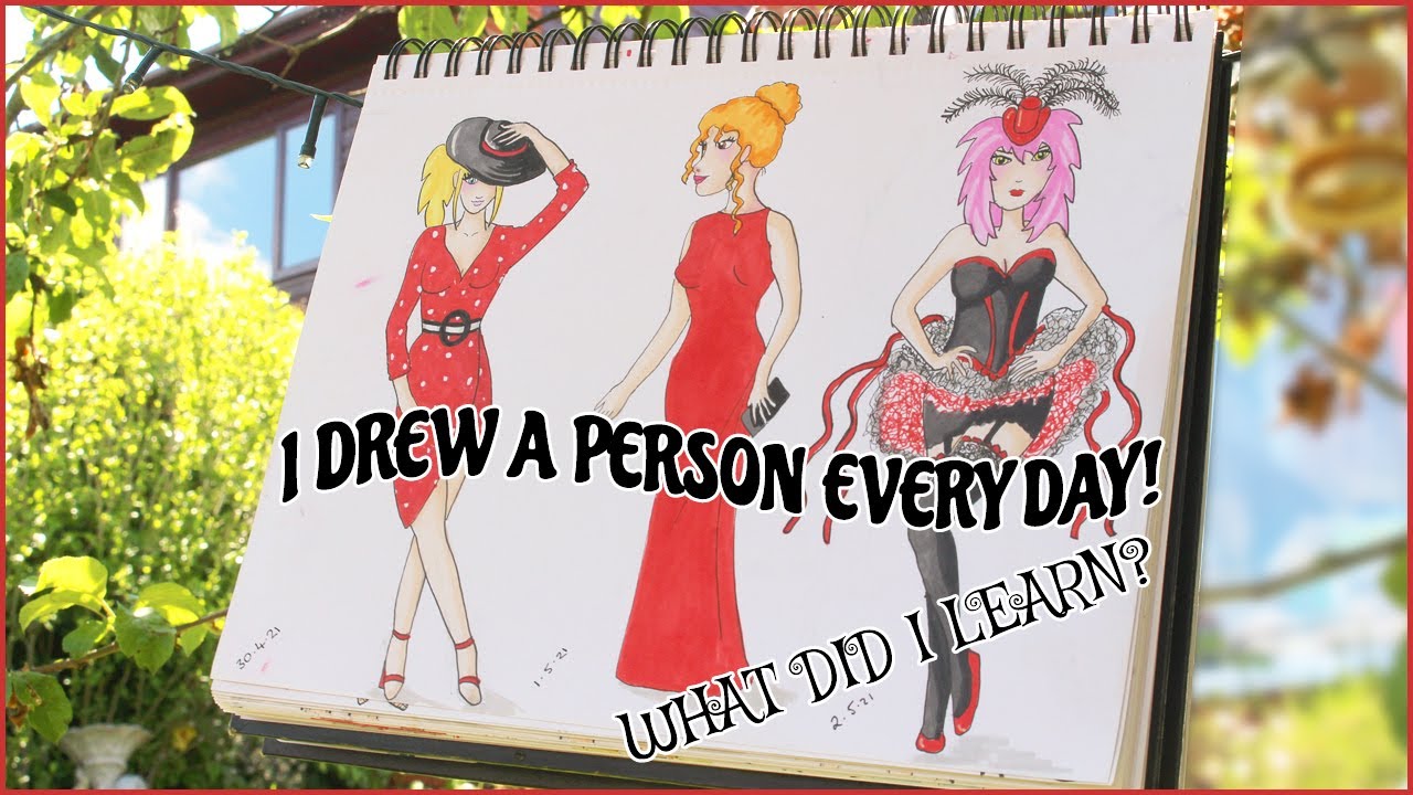 Draw every day sketchbook tour - What did I learn? See my new Original Characters