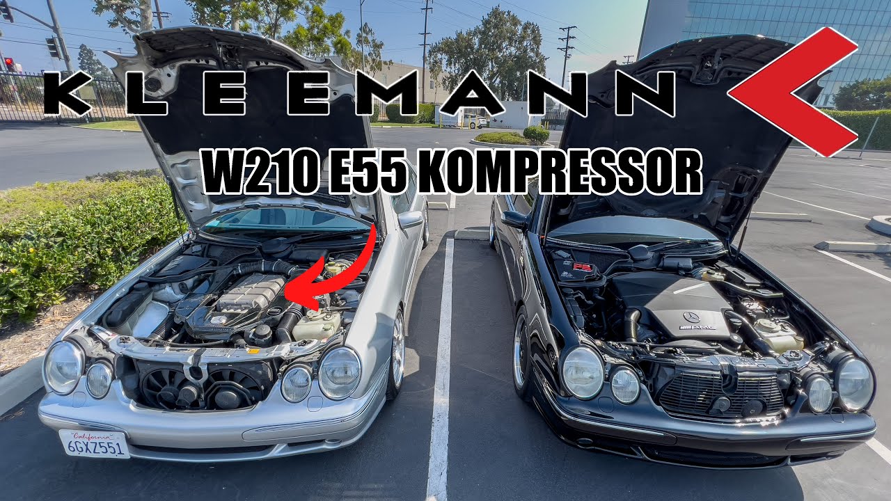 W124 Gets New Sportline Wheel and Meeting Up With a Kleemann Supercharged W210 E55 AMG