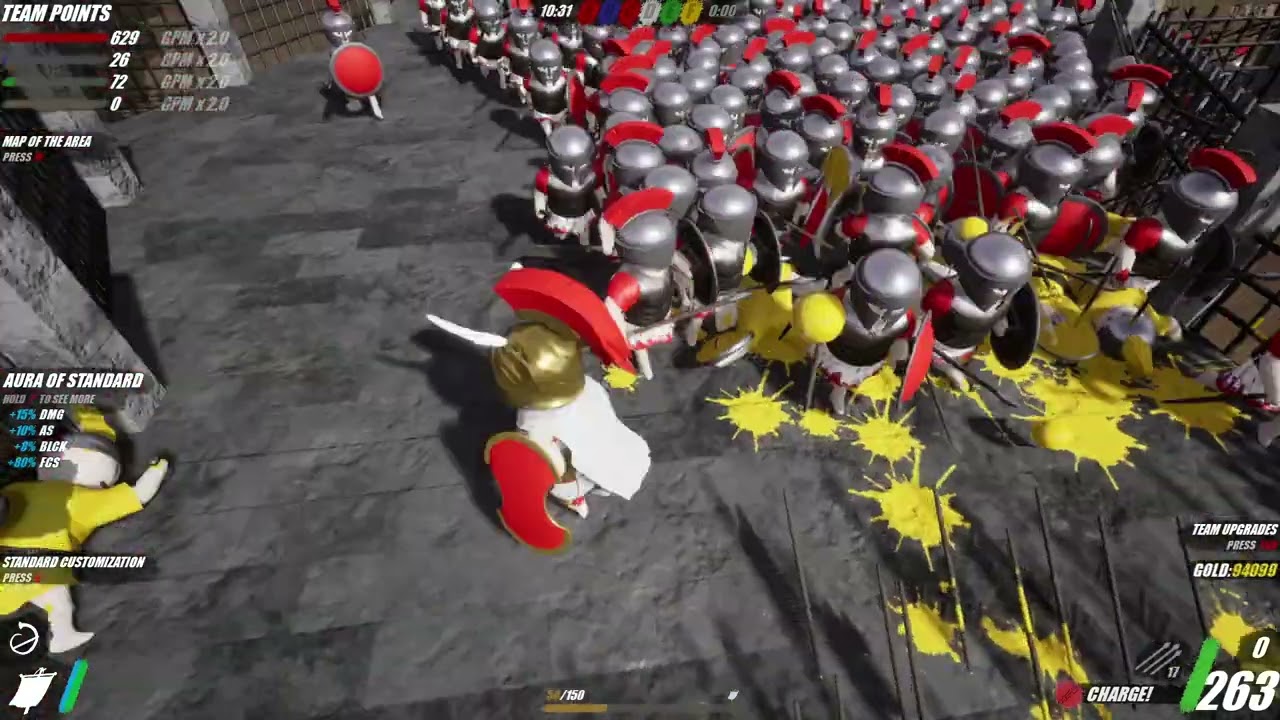 300 SPARTANS DEFENDING The Colosseum!!! (Shieldwall)