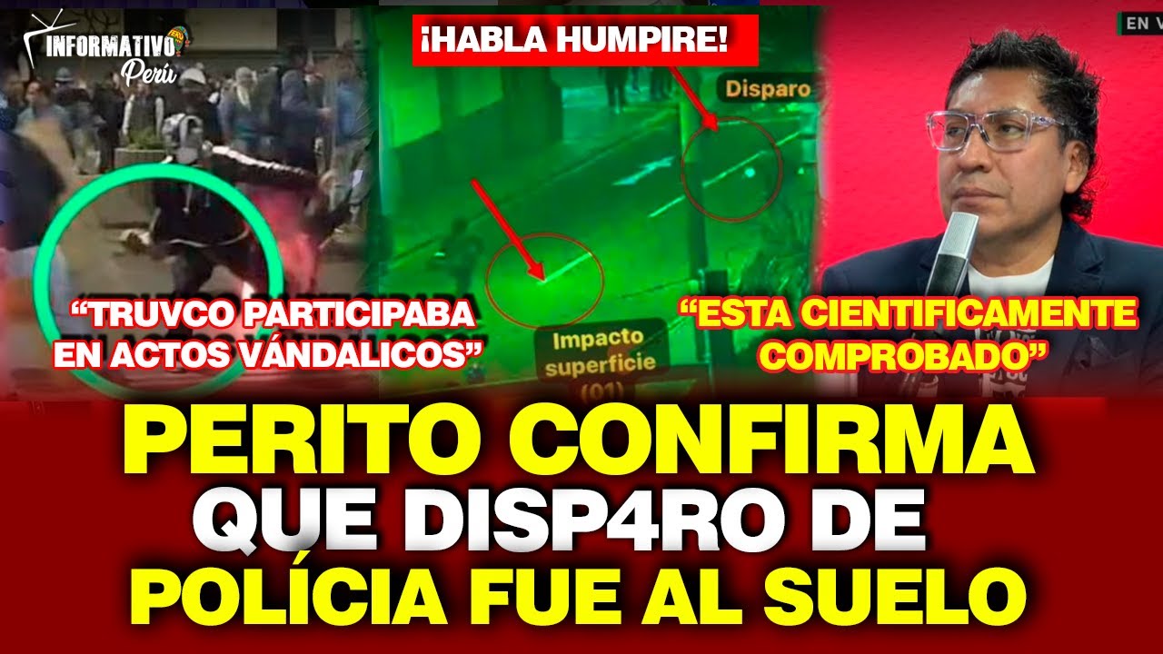 PERITO DANNY HUMPIRE CONFIRMA QUE DISPARO DE MAGALLANES FUE AL PISO