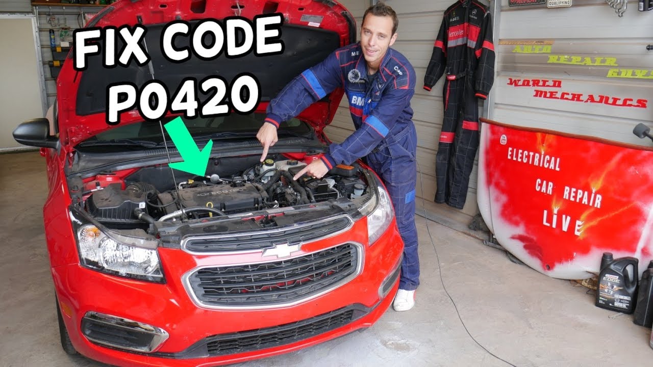 NAPRAW KOD P0420 W CHEVROLET CRUZE, CHEVY SONIC Wydajność układu katalizatora poniżej progu