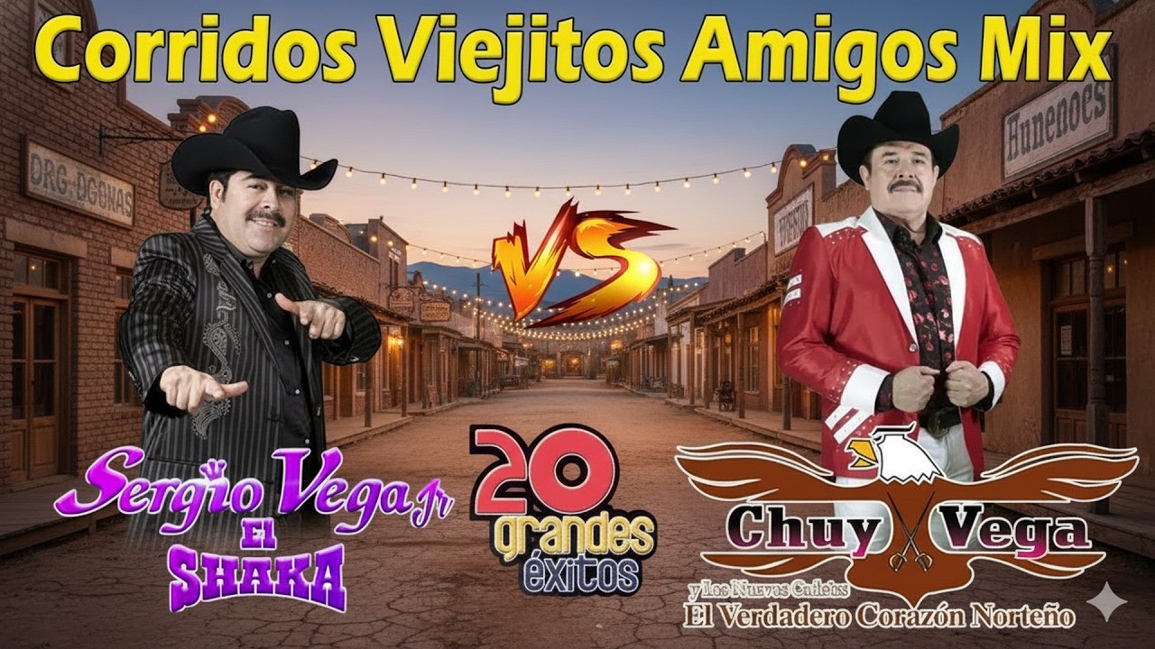 30 Éxitos De Chuy Vega Y Sergio Vega - Puros Corridos Viejitos - Mix Para Pistear Mix 2026