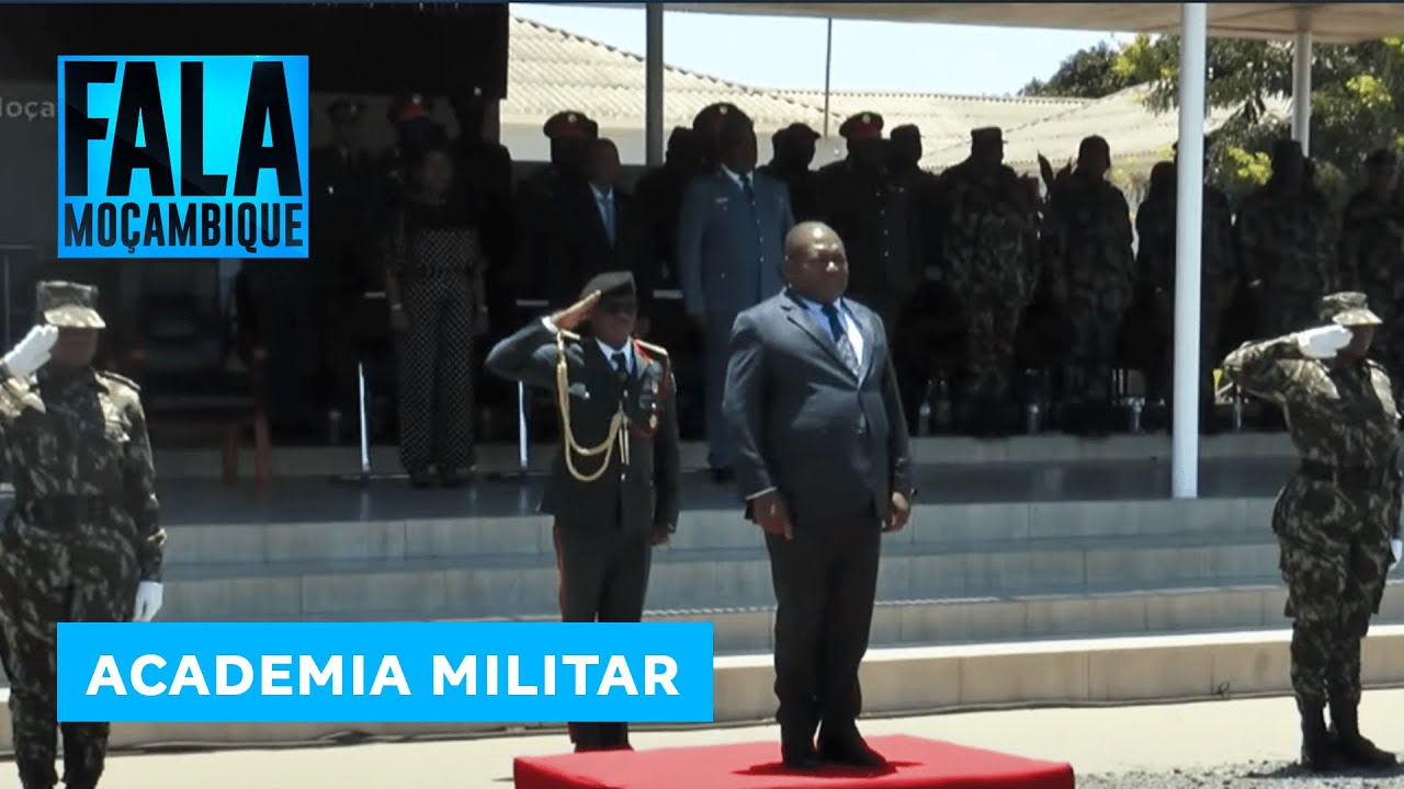 Presidente da República Dirige Cerimônia de Oficiais na Academia Militar em Nampula