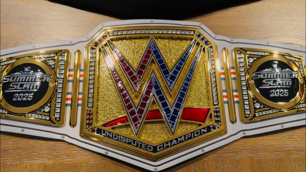 Обзор реплики WWE Summer Slam 2025 Undisputed Championship #wwe
