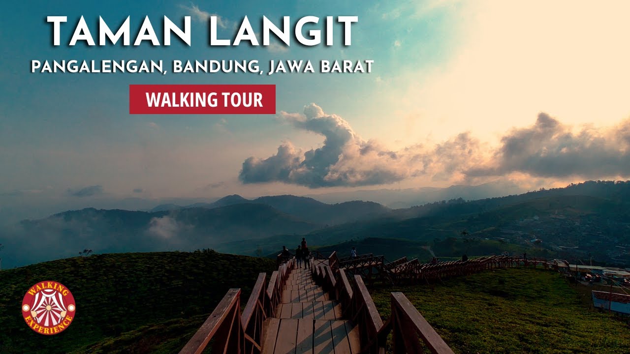 Taman Langit, Bandung, Indonesia - View Landscape of the Parahyangan Plateau - Walking Tour