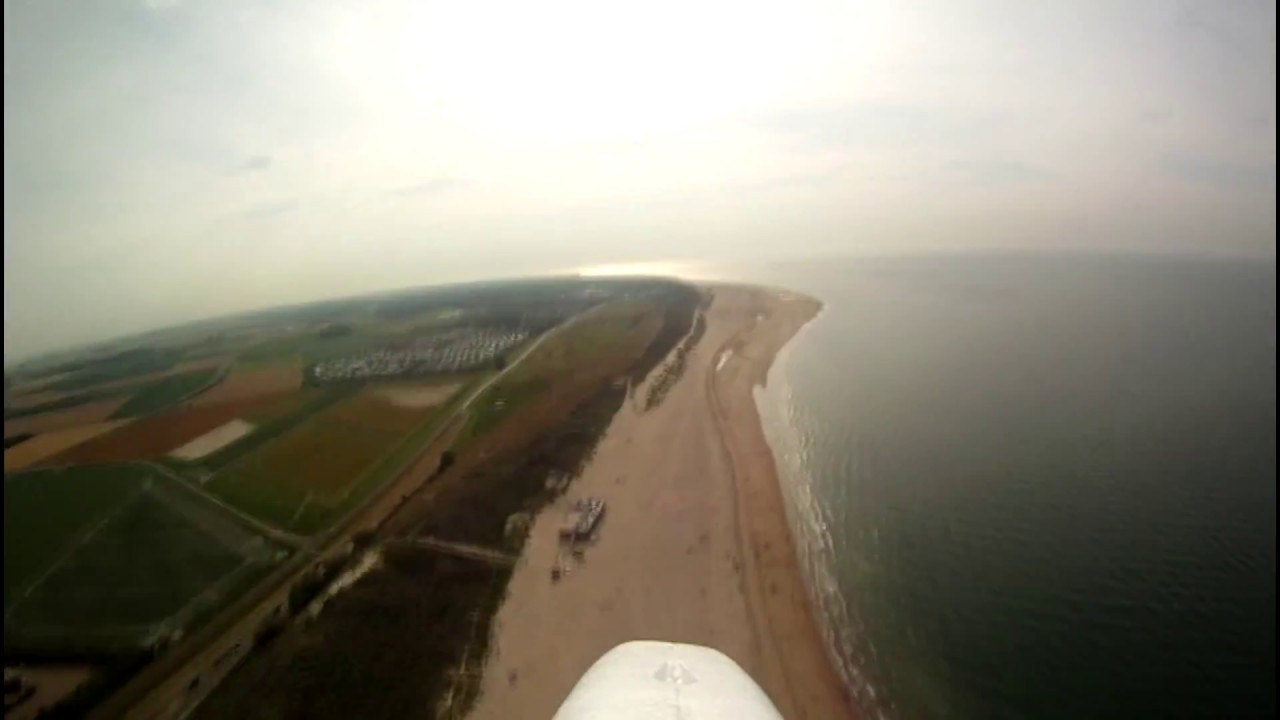 With RC-Plane on Renesse Beach, Netherland.