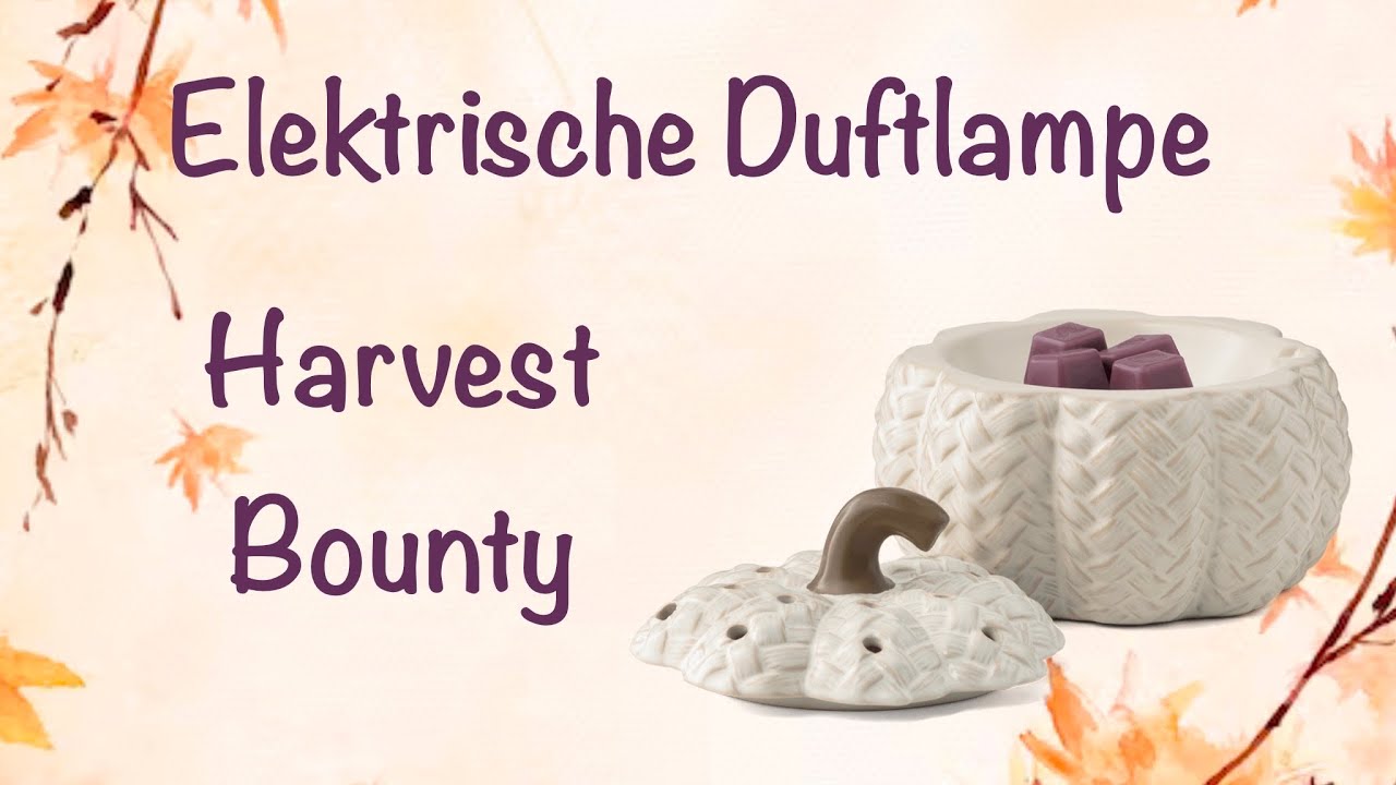 Elektrische Duftlampe von Scentsy „Harvest Bounty“ aus der Herbstkollektion
