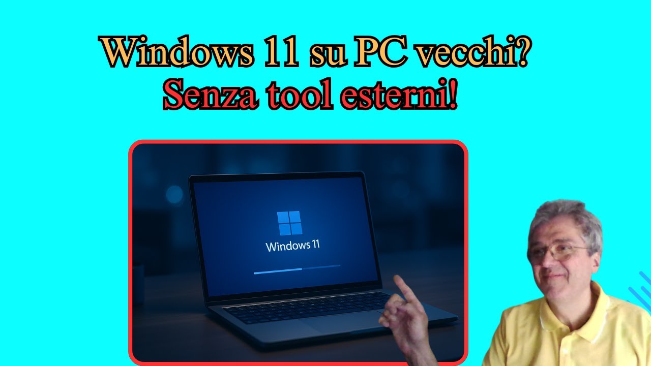 Windows 11 su PC non compatibili: upgrade in-place senza tool