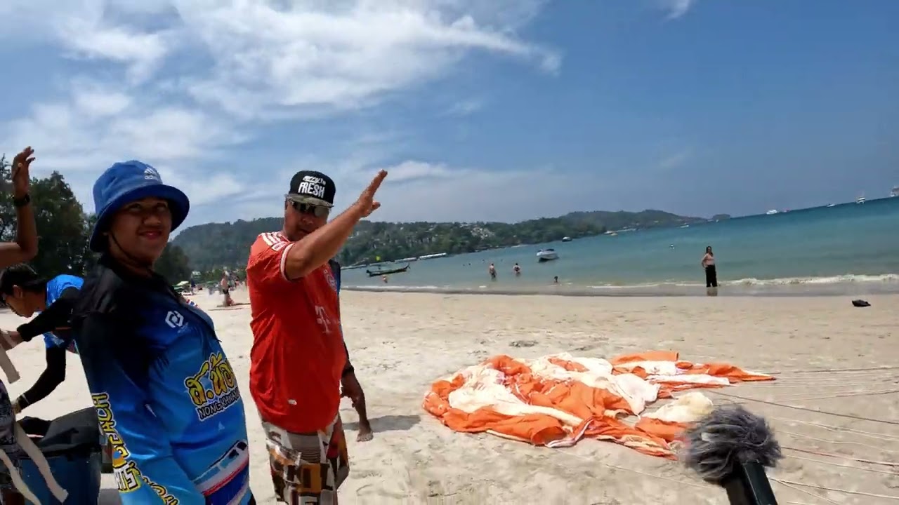Phuket Patong Beach walk Thailand
