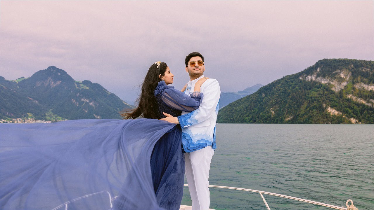 Best Pre-Wedding Shoot 2025 | Bollywood style | Switzerland Destination Shoot