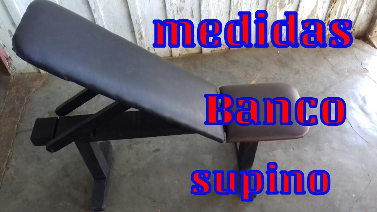 Medidas do Banco de supino reclinável